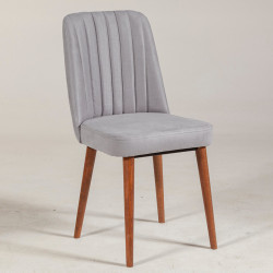 Chaise MINTY Noyer - 4 Coloris au choix