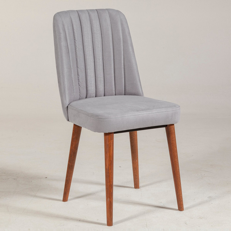 Chaise MINTY Noyer - 4 Coloris au choix
