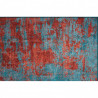 Tapis MANCHA - Cyan & Rouille - 230 x 150 cm
