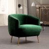 Fauteuil NORI - Velours Thym