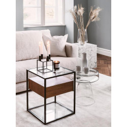  Table de chevet ou d'appoint FLORENCE - Noyer