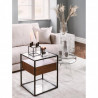  Table de chevet ou d'appoint FLORENCE - Noyer