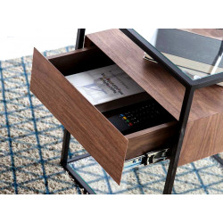  Table de chevet ou d'appoint FLORENCE - Noyer