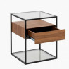  Table de chevet ou d'appoint FLORENCE - Noyer