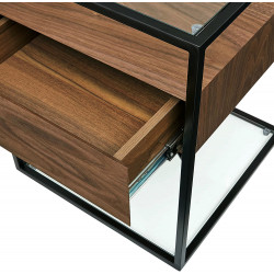  Table de chevet ou d'appoint FLORENCE - Noyer