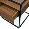  Table de chevet ou d'appoint FLORENCE - Noyer