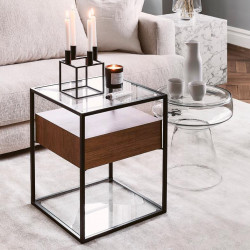  Table de chevet ou d'appoint FLORENCE - Noyer