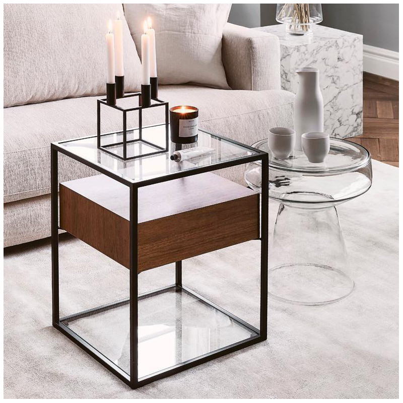  Table de chevet ou d'appoint FLORENCE - Noyer