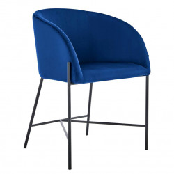 Fauteuil NARA - Blue Velvet