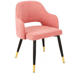 Fauteuil MAUREEN - Toile Corail