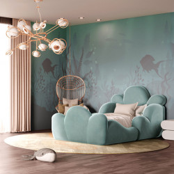 Lit YOUTH CLOUD - Vert d'eau