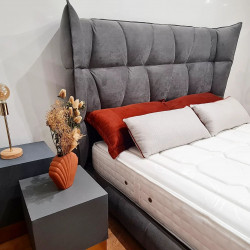 Lit double HUTSKY - Nubuk Anthracite