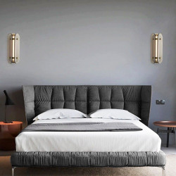 Lit double HUTSKY - Nubuk Anthracite