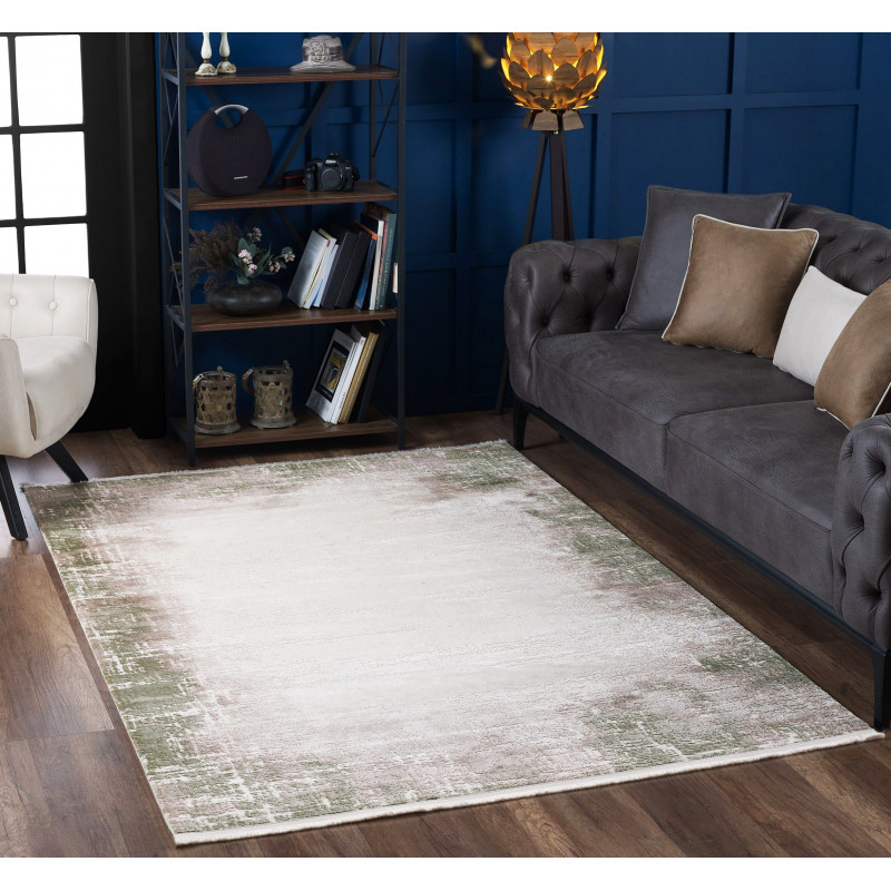 Tapis SOYA nuances de vert - Format au choix