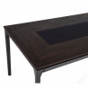 Table basse FIDJI - Noyer & Laque précieuse