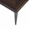 Table basse FIDJI - Noyer & Laque précieuse