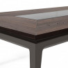 Table basse FIDJI - Noyer & Laque précieuse