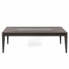 Table basse FIDJI - Noyer & Laque précieuse