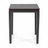 Table d'appoint FIDJI - Noyer & Laque précieuse