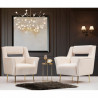Fauteuil CARLOTTI - Velvet Cream