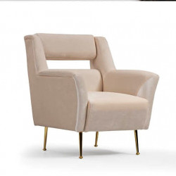 Fauteuil CARLOTTI - Velvet Cream