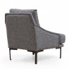 Fauteuil GIMILANO - Gris piqué