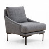 Fauteuil GIMILANO - Gris piqué