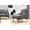 Fauteuil GIMILANO - Gris piqué