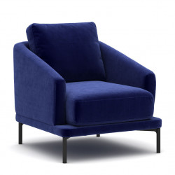 Fauteuil MASSIMO - Bleu Cobalt