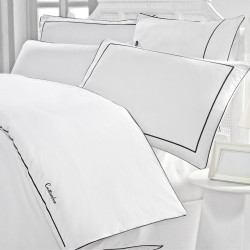 Parure de lit en Coton renforcé brodé PALACE - 2 places - 240 x 260cm