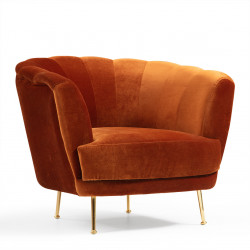 Fauteuil ANSAM - Velvet Cinnamon