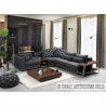Salon complet modulaire NOTTI - Gris ou Taupe