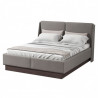 Lit double NICOLETTI - Nubuk Gris