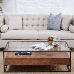 Table basse FLORENCE - Noyer