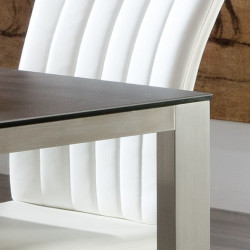 TABLE A MANGER CRISTAL RECTANGULAIRE