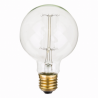 SUSPENSION DOUILLE BETON & AMPOULE EDISON