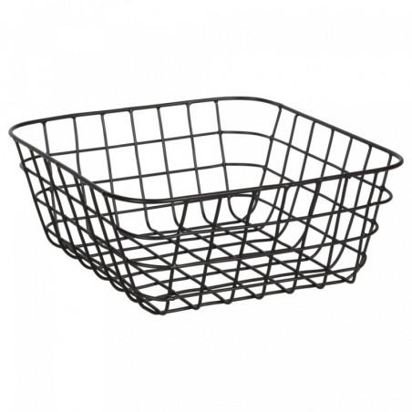 Set de 2 paniers noirs mat Set de 2 paniers noirs mat