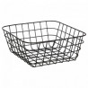 Set de 2 paniers noirs mat