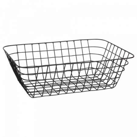 Panier noir mat - Carré Panier noir mat - Carré
