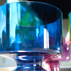 VASE AMBROSIA BLEU NAVY