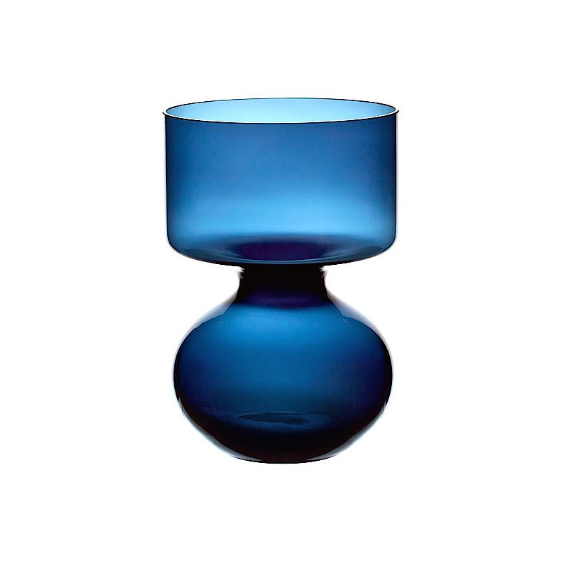 VASE AMBROSIA BLEU NAVY