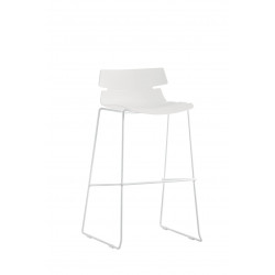 TABOURET NAO BLANC/BLANC