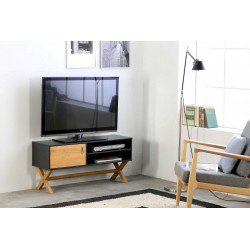 Meuble TV LIDIE Anthracite