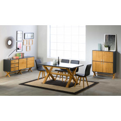 Buffet bas LIDIE Anthracite