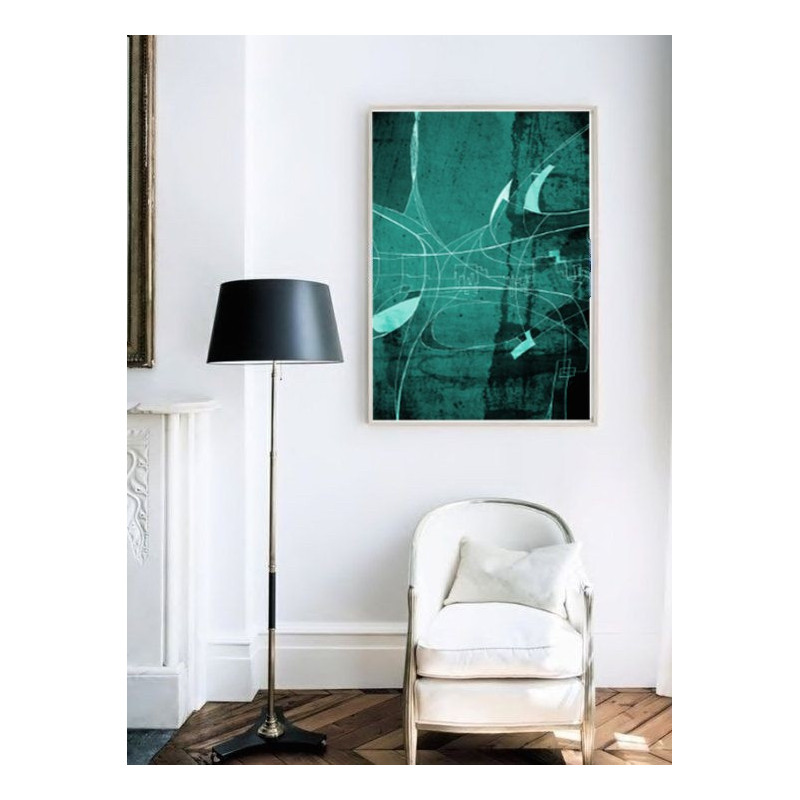 Toile "AU FIL DE L'EAU" by KUNST