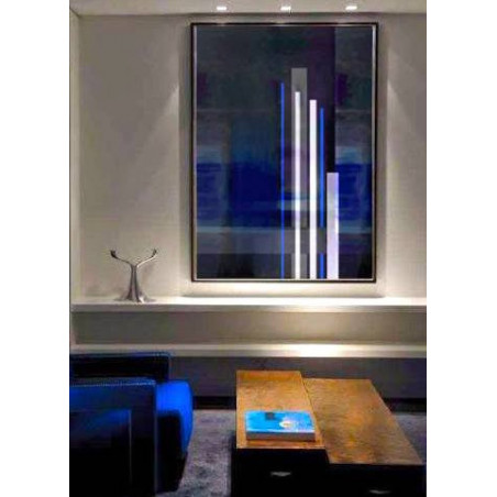 Toile "BLUE LINES" by KUNST Toile "BLUE LINES" by KUNST