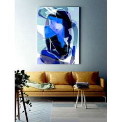 Toile "FEMME EN NUANCES" by KUNST