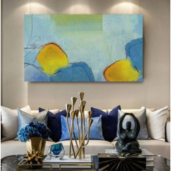 Toile "BLUE LAKE" xxL by KUNST