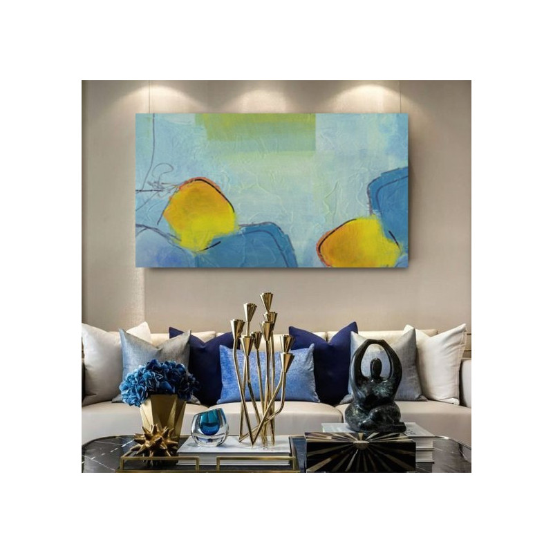 Toile "BLUE LAKE" xxL by KUNST