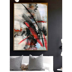 Toile "BURN IT " by KUNST